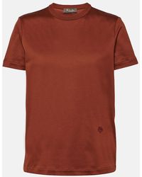 Loro Piana - T-Shirt aus Baumwoll-Jersey - Lyst