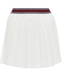 Tory Sport Mini-jupe de tennis - Blanc