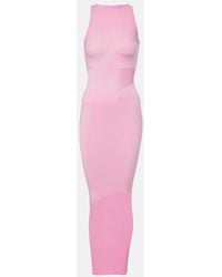 Wolford - Shade Paneled Midi Dress - Lyst
