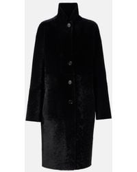 JOSEPH - Wendbarer Mantel Aus Shearling Und Leder - Lyst