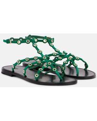 PUCCI - Emilio Suede Sandals - Lyst