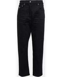 Prada - Mid-rise Cropped Straight Jeans - Lyst