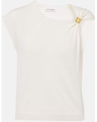 Altuzarra - Rinaldi Gathered Jersey Top - Lyst