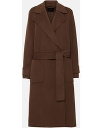 JOSEPH - Arline Wool And Cashmere Wrap Coat - Lyst