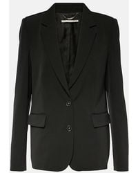Stella McCartney - Single-Breasted Wool Blend Blazer - Lyst
