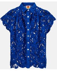 FARM Rio - Cotton Lace Shirt - Lyst