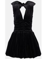 Patou - Vestido Corto De Terciopelo De Algodon - Lyst
