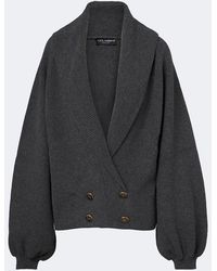 Dolce & Gabbana - Embellished Virgin Wool Cardigan - Lyst