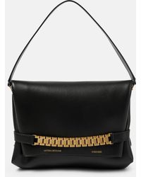 Victoria Beckham - Chain-detail Leather Shoulder Bag - Lyst