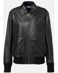 Ralph Lauren - Coale Leather Bomber Jacket - Lyst