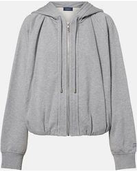 Sportmax - Cotton-Blend Jersey Hoodie - Lyst