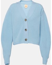 Jardin Des Orangers - Cropped Wool And Cashmere Cardigan - Lyst