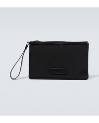 Tom Ford - Logo Leather-trimmed Pouch - Lyst