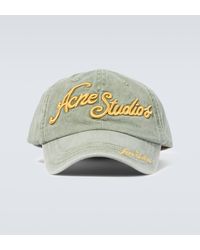 Acne Studios - Logo Embroidered Cotton Baseball Cap - Lyst