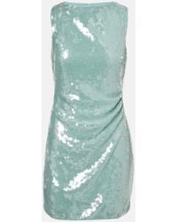 STAUD - Eton Sequined Minidress - Lyst