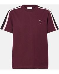 Ferragamo - Logo Cotton Jersey T-Shirt - Lyst
