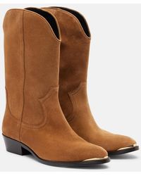 Isabel Marant - Elbana 35 Suede Cowboy Boots - Lyst