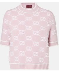 Gucci - Rosa Knitwear - Lyst