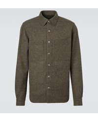 Rick Owens - Hemdjacke Aus Wolle - Lyst