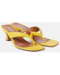 Paris Texas - Portofino 55 Leather Thong Sandals - Lyst