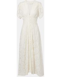 RIXO London - Novara Floral Cotton-Blend Maxi Dress - Lyst