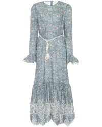 Zimmermann 'Carnaby Frill' Kleid - Blau