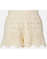 Zimmermann - Awaken Lace Crochet Shorts - Lyst
