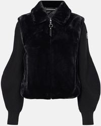 Fusalp - Jacke Paige Aus Wolle Und Faux Shearling - Lyst