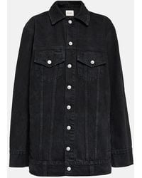 KHAITE - Cotton Denim Jacket - Lyst
