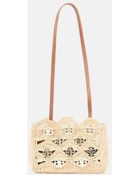 Rabanne - 1969 Nano Raffia Shoulder Bag - Lyst