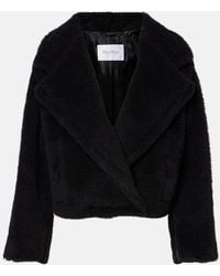 Max Mara - Oggeri Alpaca, Wool, And Silk Teddy Coat - Lyst