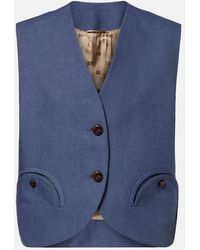 Blazé Milano - Gliss Linen Vest - Lyst