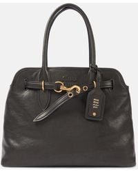 Miu Miu - Sac Aventure Large En Cuir - Lyst