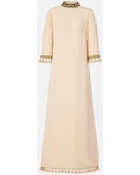 Valentino - Cady Couture Embellished Silk Gown - Lyst