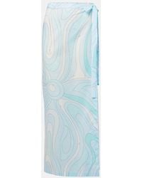 PUCCI - Marmo Cotton Muslin Beach Cover-Up - Lyst