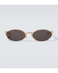 Bottega Veneta - Sardine Oval Sunglasses - Lyst