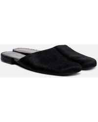 The Row - Penelope Calf Hair Mules - Lyst