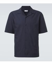 Sunspel - Camisa De Algodon A Rayas - Lyst