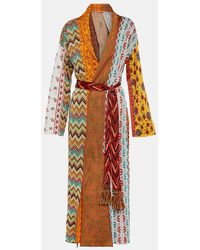 Alanui - Cappotto patchwork Scent of Incense - Lyst