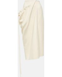 The Row - Silon Cashmere Maxi Skirt - Lyst