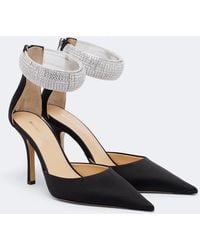 Mach & Mach - She's A Lady Embellished Satin Pumps - Lyst