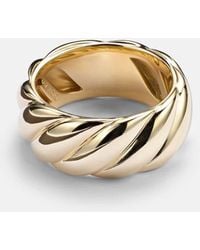David Yurman - Bague Sculpted Cable En Or 18 Ct - Lyst