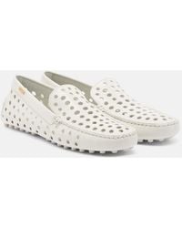 Tod's - Gommino Perforated Leather Loafers - Lyst