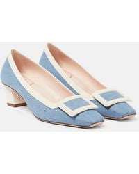 Roger Vivier - Belle Vivier 45 Canvas Pumps - Lyst