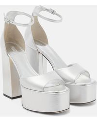 Paris Texas - Tatiana Leather Platform Sandals - Lyst