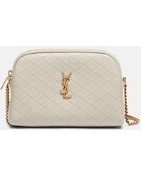 Saint Laurent - Gaby Leather Shoulder Bag - Lyst