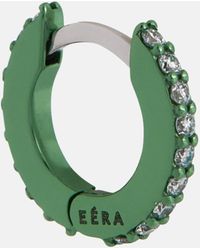 Eera - Boucle d'oreille unique Mini en or blanc 18 ct et diamants - Lyst