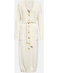 Etro - Embroidered Wool, Linen And Cotton Cardigan - Lyst