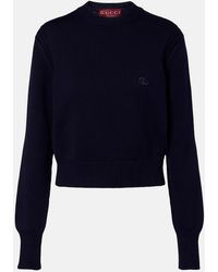 Gucci - Gg Cotton Sweater - Lyst
