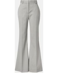 Stella McCartney - Striped Wool Bootcut Pants - Lyst